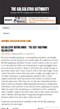 Mobile Screenshot of calculatorauthority.com